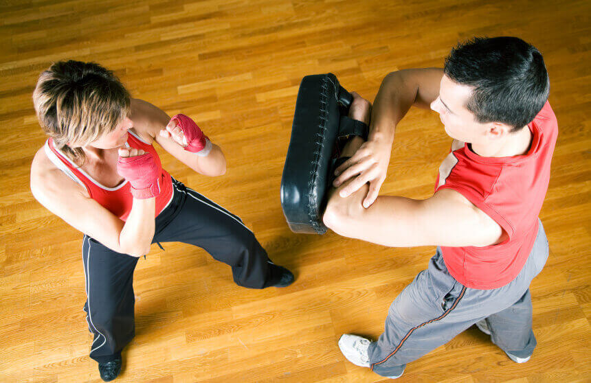 Boxing couple